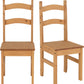 Budget Mexican Chair (Box of 2) - DISTRESSED WAXED PINE