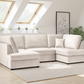 Carnaby Sofa Plush Beige U Shape Corner