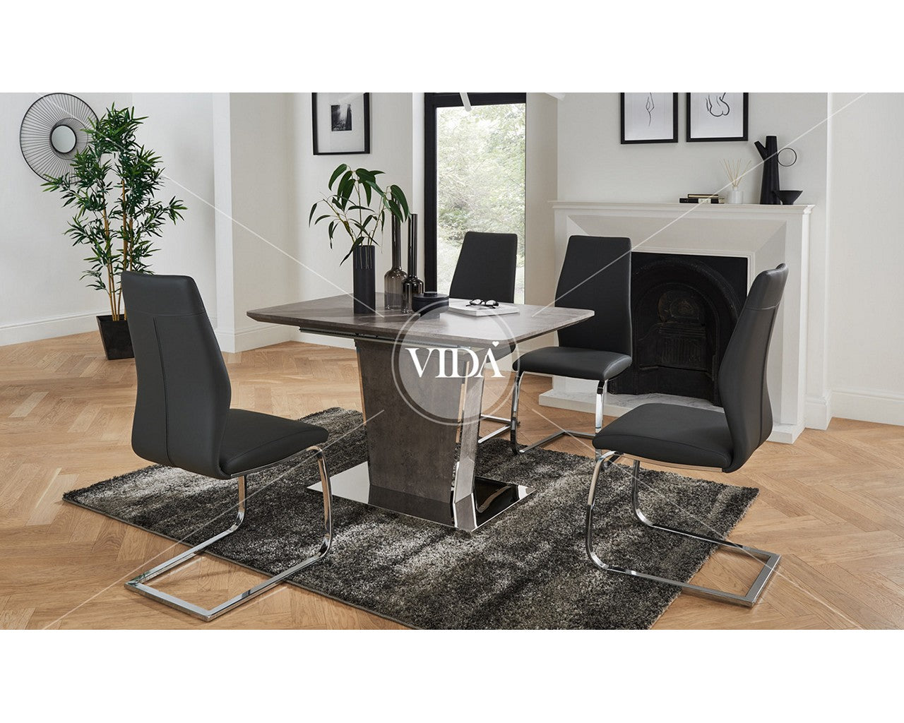 Beppe Extended Dining Table Levines Furniture