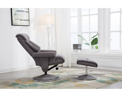 Swivel Recliner Chair Collection - Biarritz: Lisbon Grey