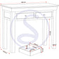 Bordeaux Console Table - IVORY/OAK