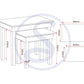 Bordeaux Nest of 2 Tables - IVORY/OAK