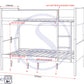 Bruno 3' Bunk Bed - White