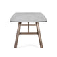 Callisto 200cm Rectangular Smoked Bubble Glass Dining Table