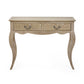 Camille French Style 2 Drawer Console Table - Limed Oak