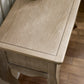 Camille French Style 2 Drawer Console Table - Limed Oak