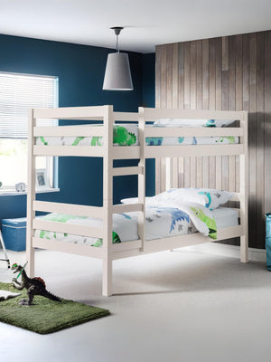 Camden 90cm Single White Bunk Bed
