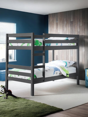 Camden 90cm Single Anthracite Black Bunk Bed