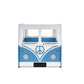 Campervan 90cm Single Blue and White Bed