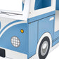Campervan 90cm Single Blue and White Bed