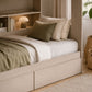 Camelot Bunk Bed with Stairs - Nordic White Wood Effect
