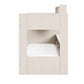 Camelot Bunk Bed with Stairs - Nordic White Wood Effect