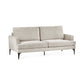 Carrera Oyster Cream Chenille 3 Seater Sofa