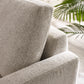 Carrera Oyster Cream Chenille 2 Seater Sofa