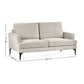 Carrera Oyster Cream Chenille 2 Seater Sofa