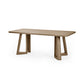 Caravelle Rectangular 4-6 Seater Dining Table - Smokey Oak Effect