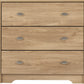 Carlton 3 Drawer Chest - Medium Oak Effect