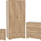 Carlton Trio - Medium Oak Effect