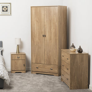 Carlton Trio - Medium Oak Effect