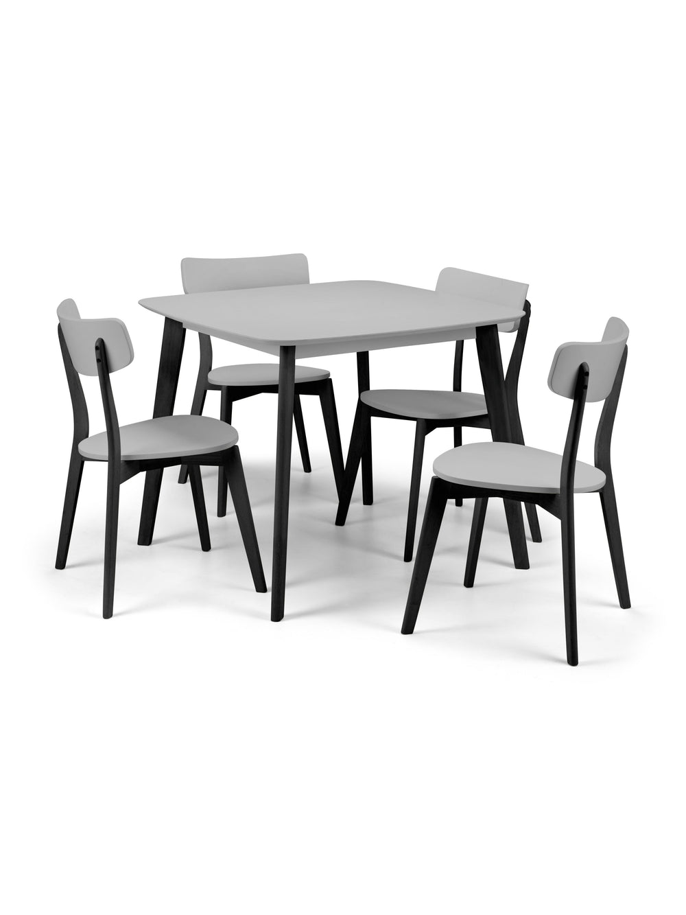 Casa Square Dining Table Grey/Black