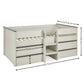 Celeste Midsleeper with Drawers - Nordic Wood Effect