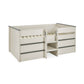 Celeste Midsleeper with Drawers - Nordic Wood Effect