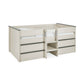 Celeste Midsleeper with Drawers - Nordic Wood Effect