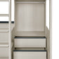 Celeste Highsleeper with Desk - Nordic Wood Effect