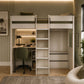 Celeste Highsleeper with Desk - Nordic Wood Effect