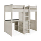 Celeste Highsleeper with Desk - Nordic Wood Effect