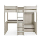 Celeste Highsleeper with Desk - Nordic Wood Effect