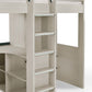 Celeste Highsleeper with Desk - Nordic Wood Effect
