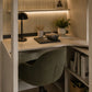 Celeste Highsleeper with Desk - Nordic Wood Effect