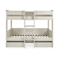 Celeste Bunk Bed with Drawers - Nordic Wood Effect