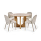Cellini Oak 120cm Round Dining Table