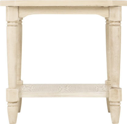 Chantilly Side Table - ANTIQUE CREAM
