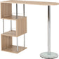 Charisma Home Bar Table - LIGHT SONOMA OAK/CHROME