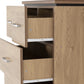 Charles 3+2 Drawer Chest - OAK EFFECT VENEER