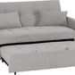 Chelsea Sofa Bed - SILVER GREY FABRIC