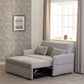 Chelsea Sofa Bed - SILVER GREY FABRIC