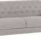 Chester 3+2 Suite - Light Grey Fabric