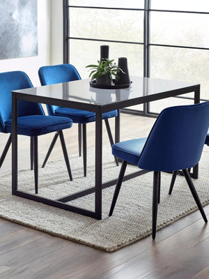 Chicago Dining Table Smoked Glass