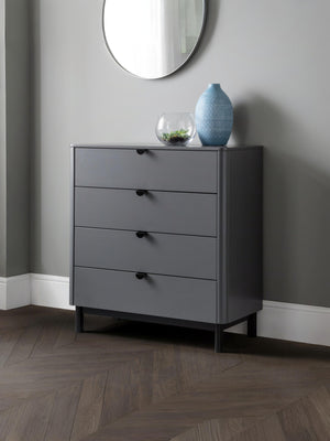 Chloe Storm Grey 4 Drawer Chest