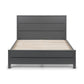 Chloe 135cm Double Grey Bed