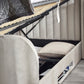 Clara Light Grey 180cm Super King TV Ottoman Storage Bed