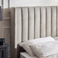 Clara Light Grey 180cm Super King TV Ottoman Storage Bed