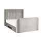 Clara Light Grey 180cm Super King TV Ottoman Storage Bed