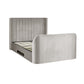 Clara Light Grey 180cm Super King TV Ottoman Storage Bed