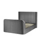 Clara Dark Grey 180cm Super King TV Ottoman Storage Bed