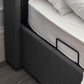 Clara Dark Grey 180cm Super King TV Ottoman Storage Bed